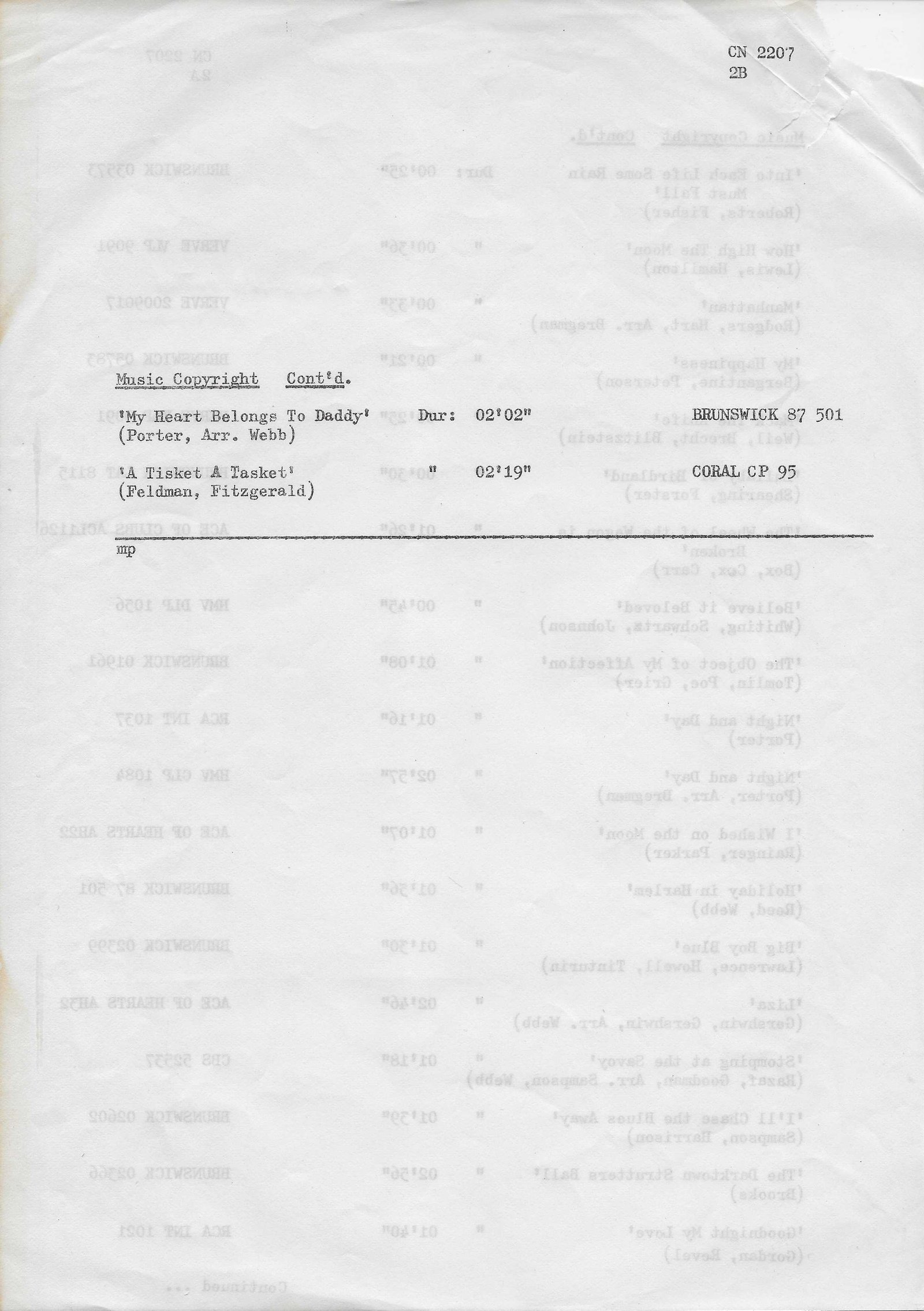 Inserts from CN 2207 1